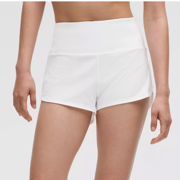 lululemon athletica Pants - Lulu Lemon Speed Up Lined Short 2.5" in White